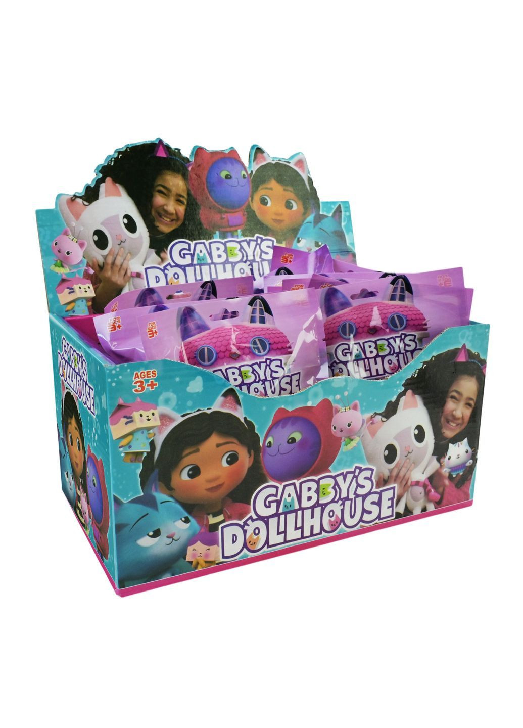 Фігурка-сюрприз з мультсеріалу Gabby's Dollhouse з картками, ціна за бокс 24 шт. в асортименті - No Brand 85900 (371924273)
