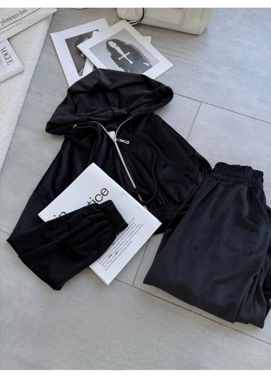 Женский велюровый костюм No Brand (365775248)