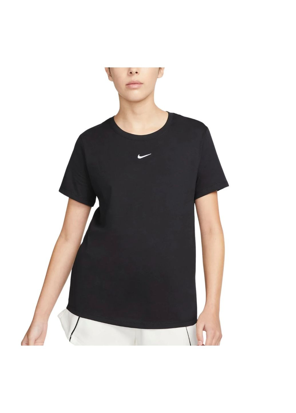 Черная демисезон футболка w nsw tee essntl crew lbr Nike