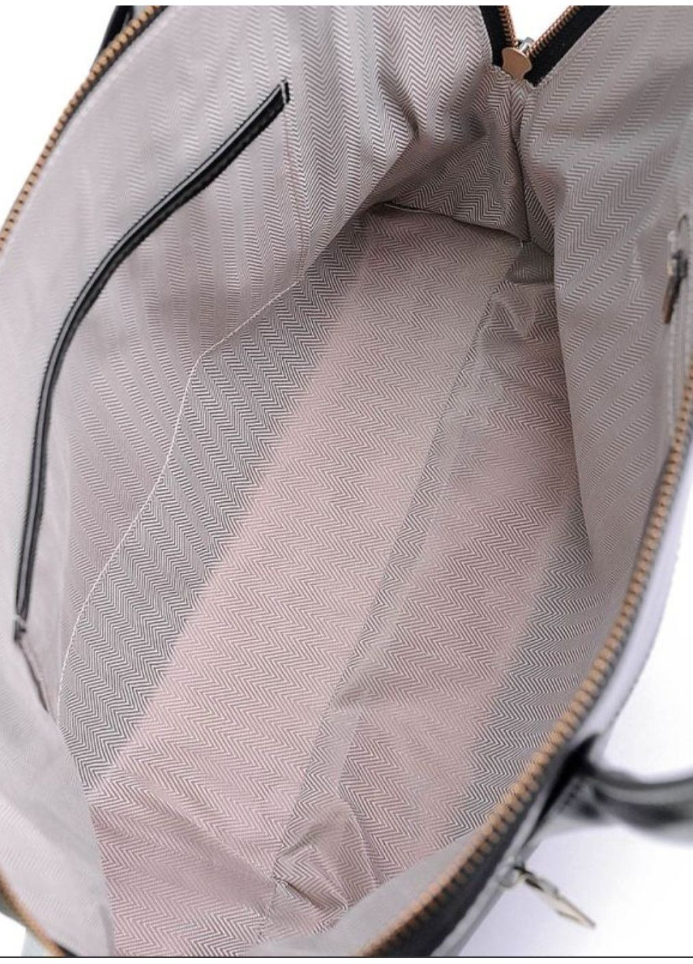 Жіноча сумка саквояж з натуральної гладенької шкіри велика чорна No Brand (364315757)