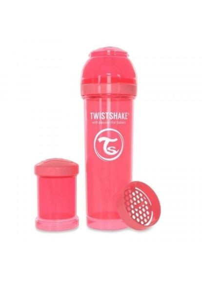 Пляшечка для годування Twistshake персиковий, 330 мл (268145756)