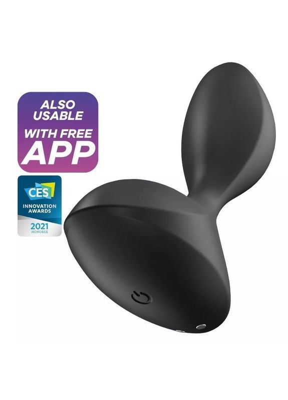 Анальна смарт пробка Sweet Seal із вібрацією чорна Satisfyer (347313613)