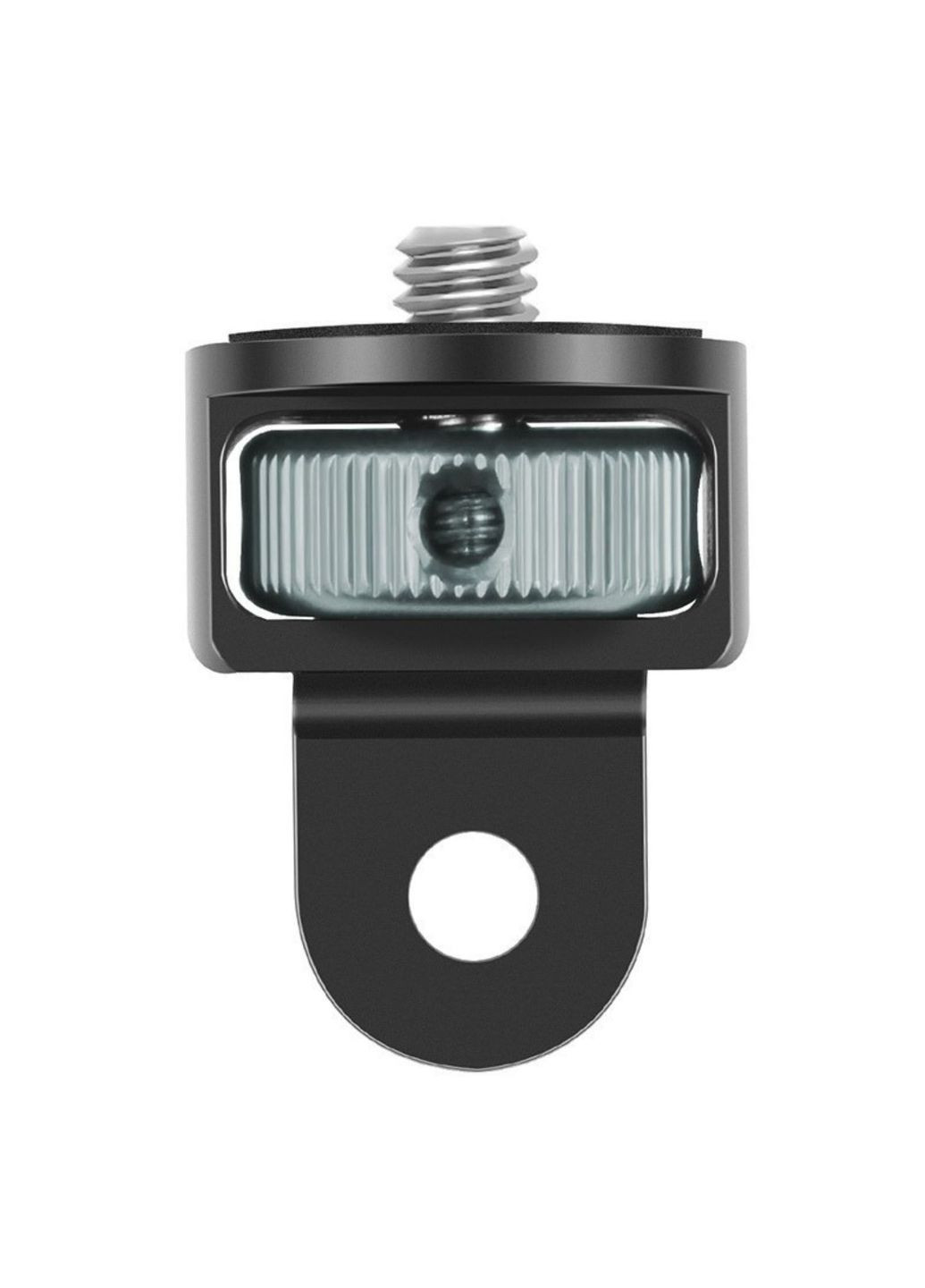 Металлический поворотный переходник с крепления GoPro на 1/4 дюйма для камер Sony и Xiaomi, Osmo pocket Черно-серый No Brand (284177373)