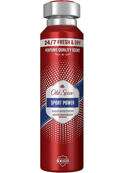 Аерозольний антиперспірант Sport Power Deodorant Spray 150ml (1453935-32345199) Old Spice (368617221)