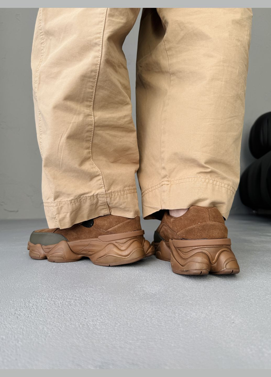 Кроссовки женские и мужские New Balance 8040 Brown Khaki | Нью Баланс 8040 коричневые No Brand коричневые демисезоны (340116921)