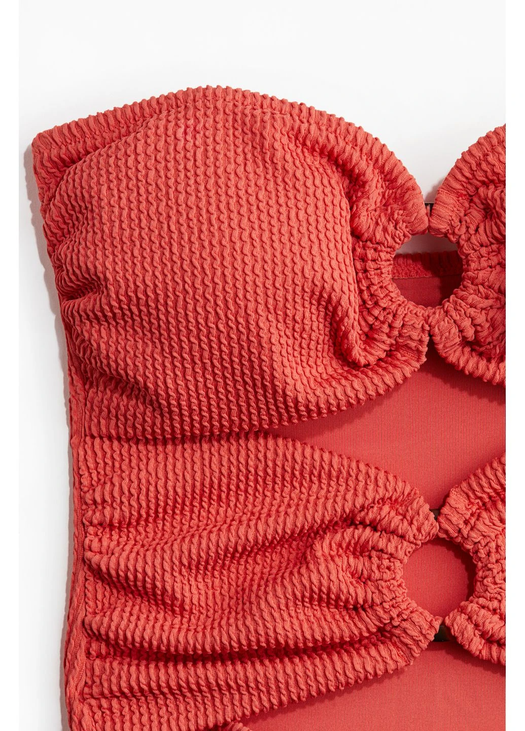 Коралловый летний купальник H&M