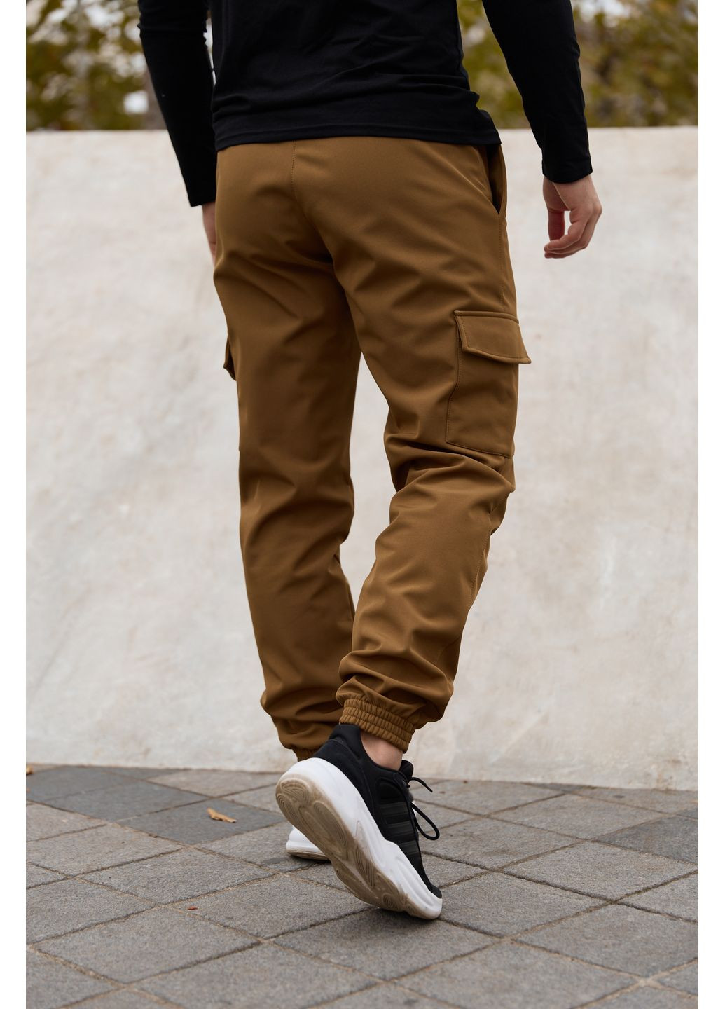 Чоловічий утеплений костюм із Softshell - захист від вітру та вологи, комфорт у прохолодну та морозну погоду койот Intruder (362189204)