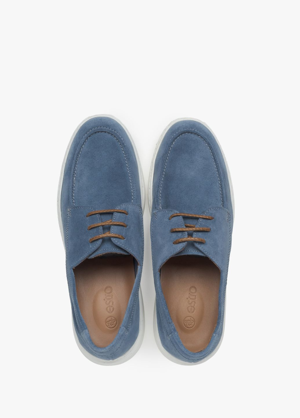 Голубые туфли, цвет голубой Estro
