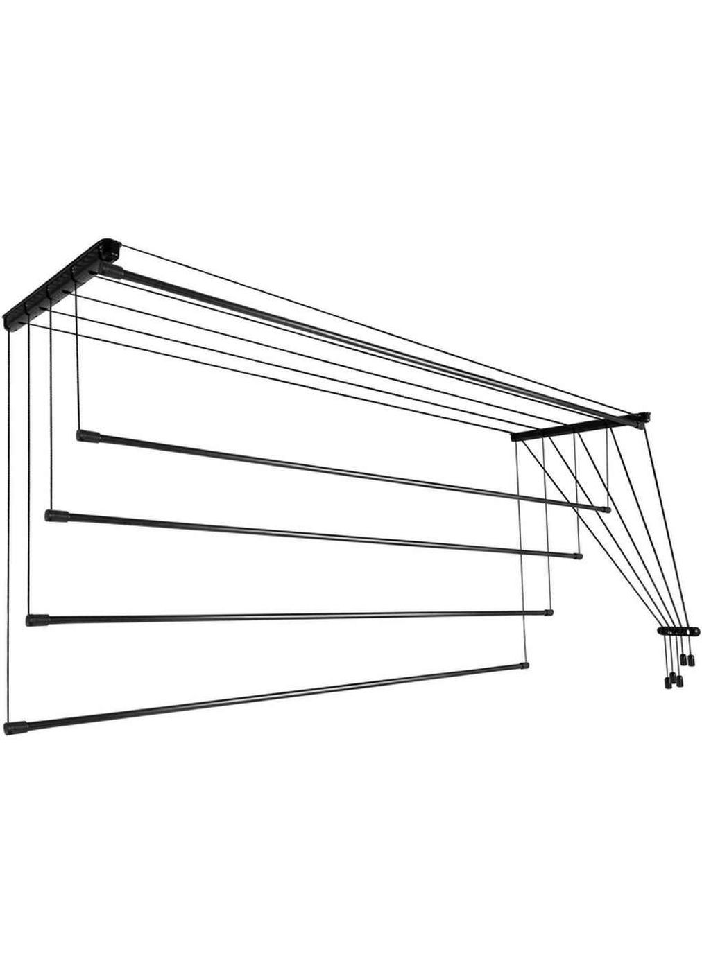 Сушилка для белья потолочная 5*1,6м черная Laundry (366453745)