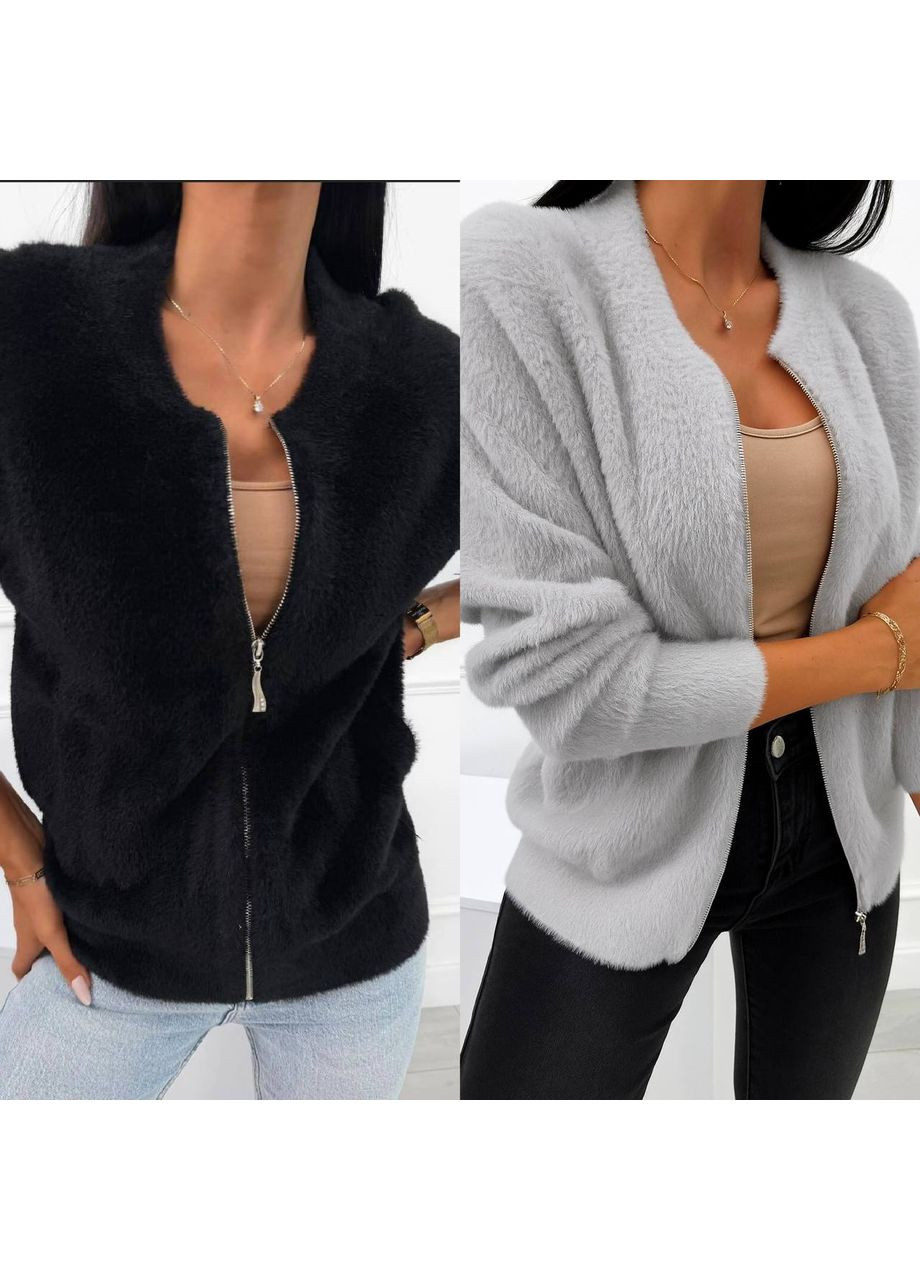 Жіноча кофта з альпаки на блискавці Україна (361067626)