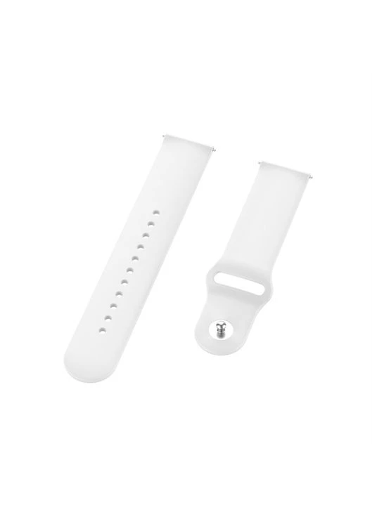 Силиконовый ремешок для Honor MagicWatch 2 / Huawei Watch 3 Pro Classic 46mm White BeCover (360427463)