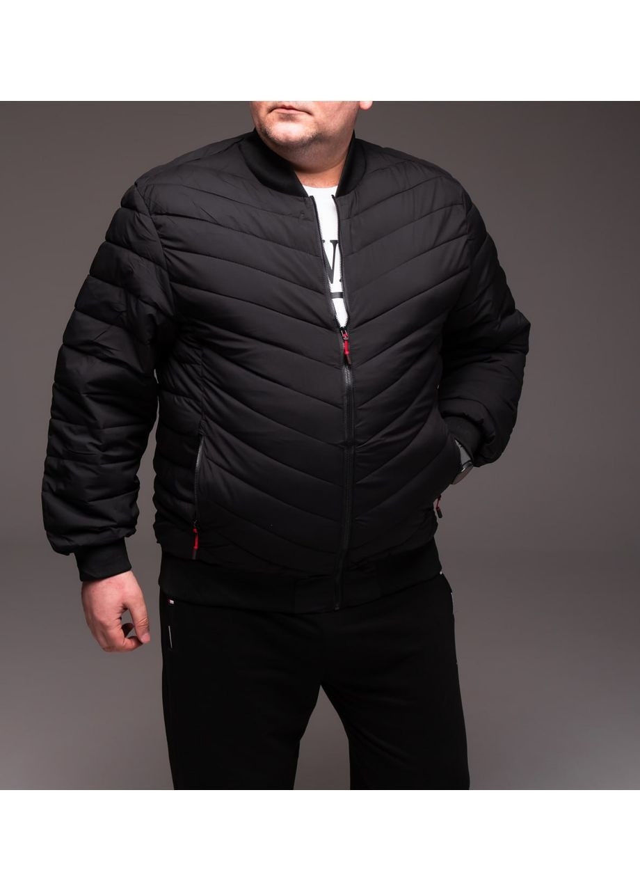 Чорна демісезонна вітровка No Brand