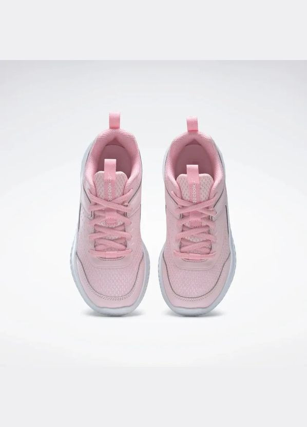 Рожеві всесезонні кросівки rush runner 4 porcelain pink/porcelain pink/true pink р. 4.5//24 см Reebok