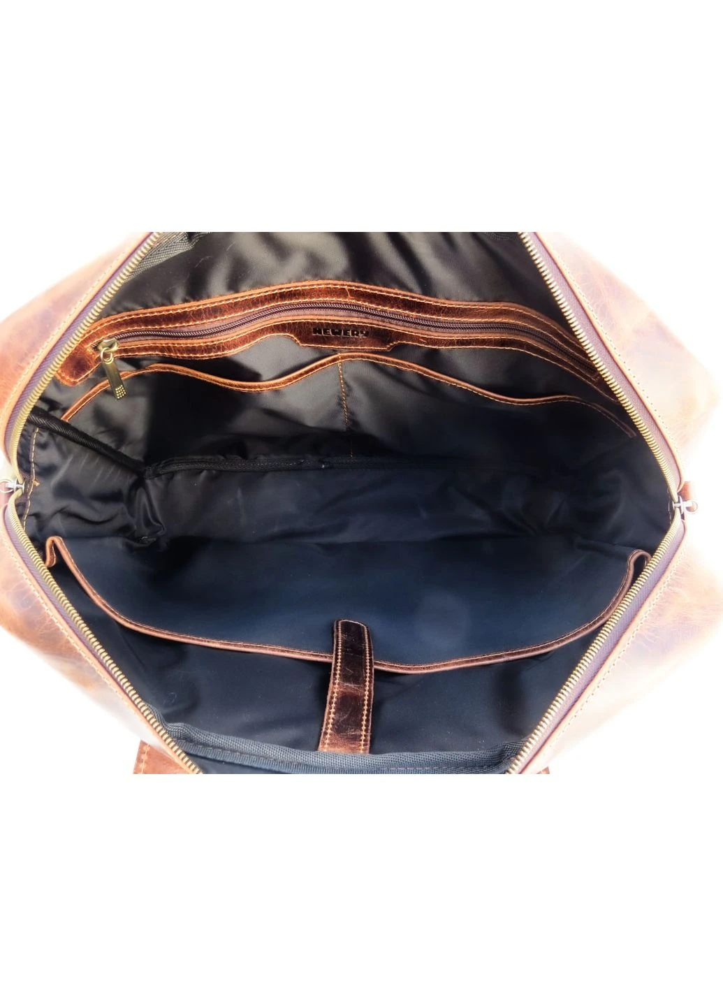 Сумка мужская для ноутбука кожаная N7386KTC Brown Newery (388642638)