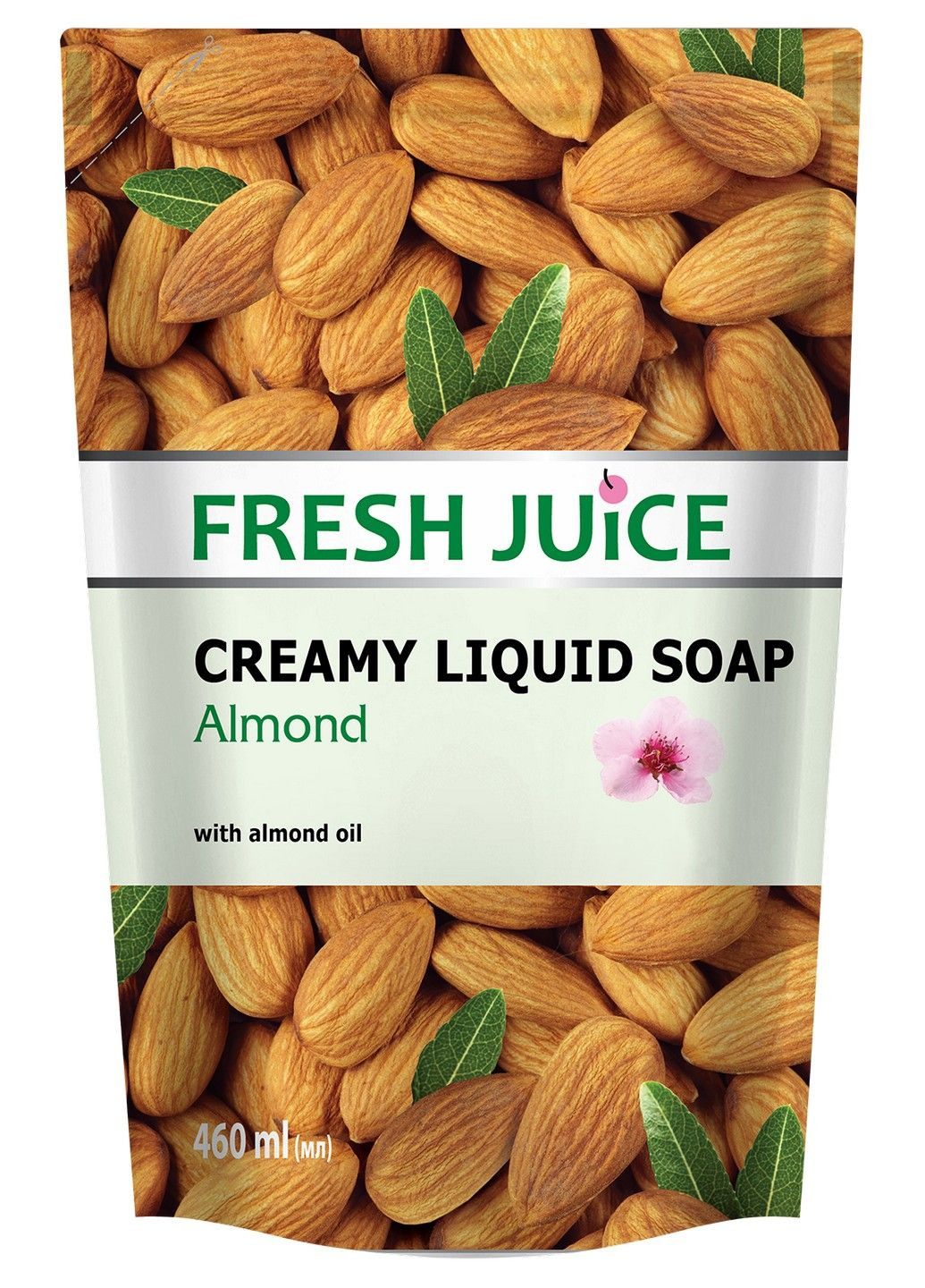 Крем-мило дой-пак Almond 460 мл Fresh Juice (283017531)