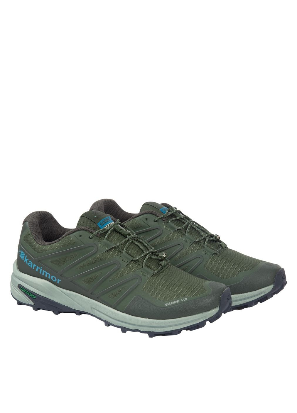 Хакі всесезон кросівки sabre 3 trail running shoes mens green 8(42) Karrimor