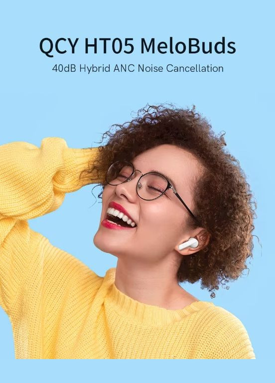 Гарнітура TWS HT05 Melobuds ANC BH21HT05A white QCY (322701426)