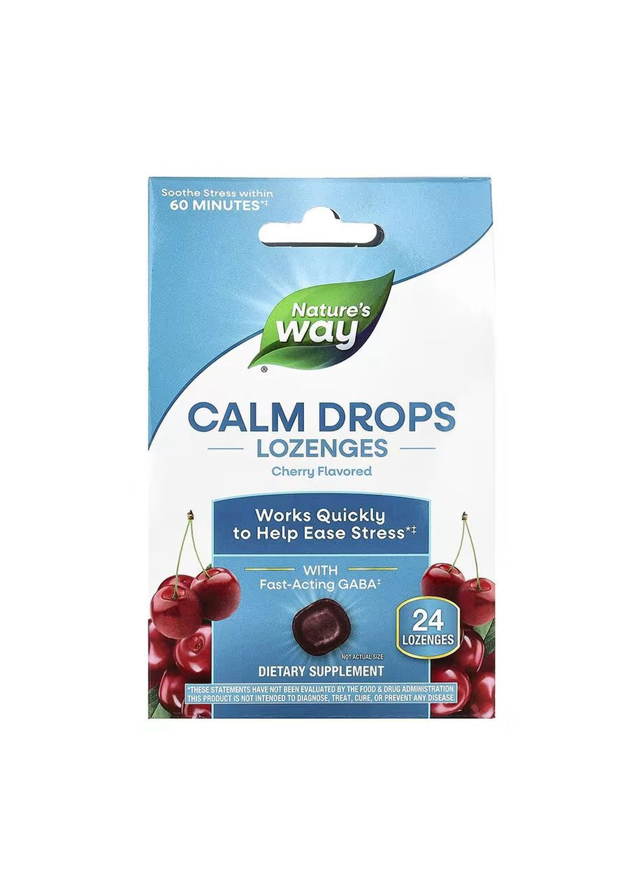 Calm Drops - 24 lozenges Cherry Nature's Way (369398850)