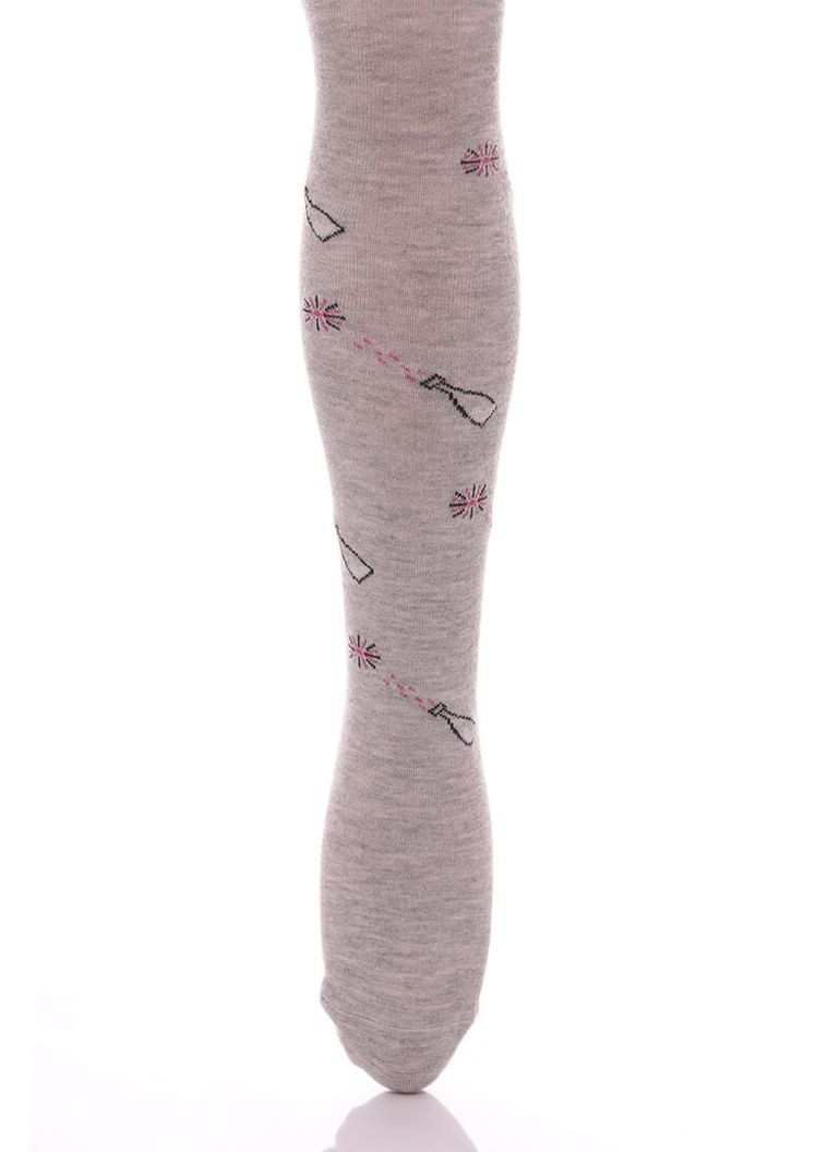 Колготы хлопок для девочки с феерверком светло-серые 116 см (51562) BABYKROHA (317042830)
