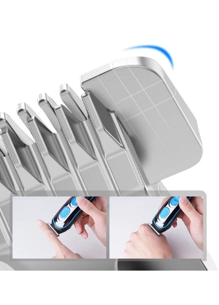 Машинка для Стрижки Волос Km-319 - Аккумуляторная, Съемные Насадки 3,6,9,12 мм (50230839) Kemei (298618432)