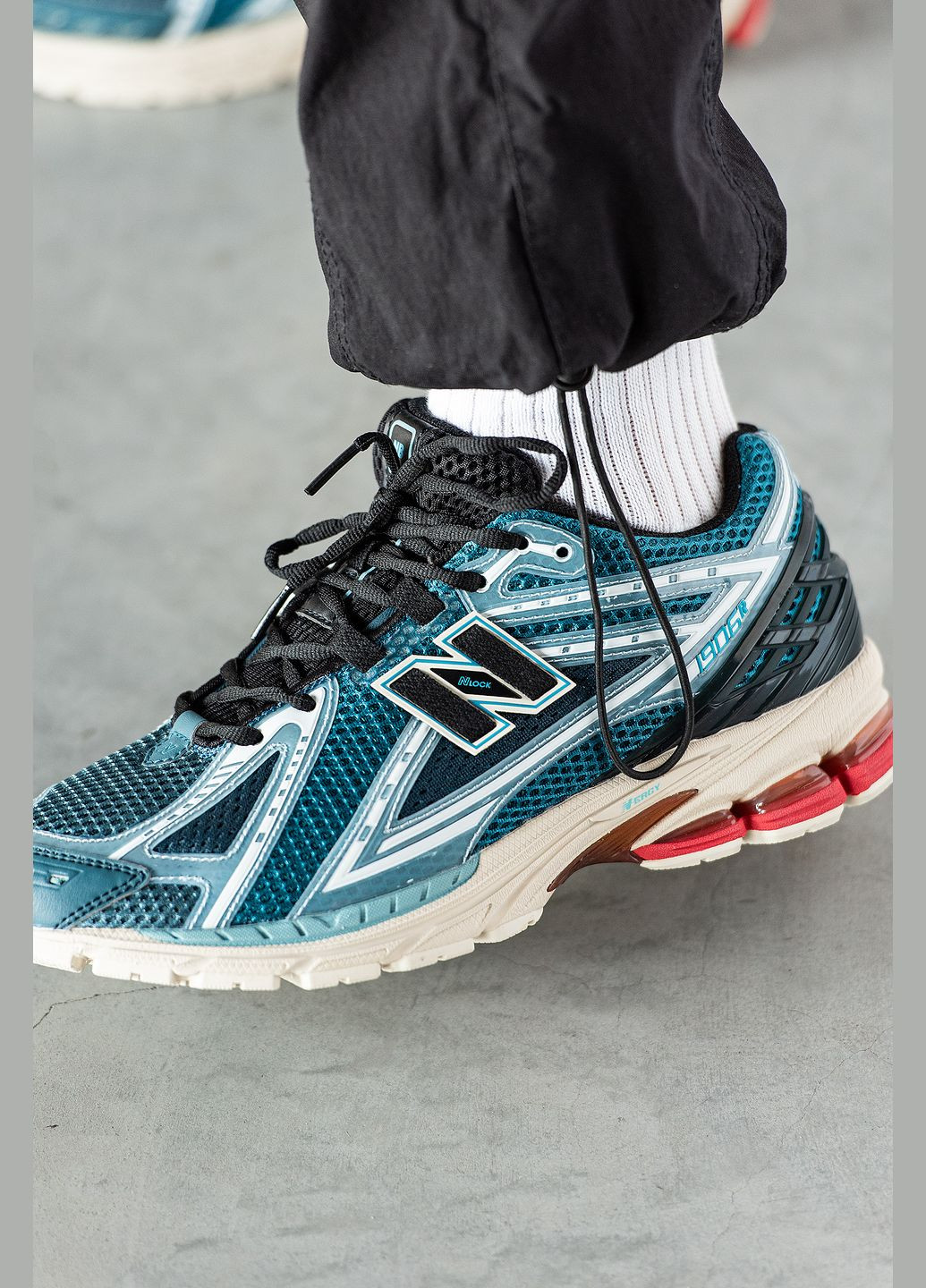 Синій Осінні кросівки чоловічі new balance 1906r blue black orange | нью баланс 1906 сині No Brand