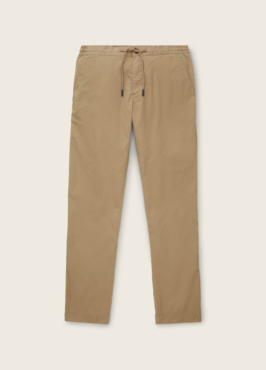Бежевые кэжуал демисезонные брюки Tom Tailor