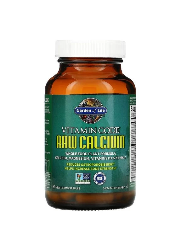 Vitamin Code RAW Calcium 60 капсул Garden of Life (387021168)