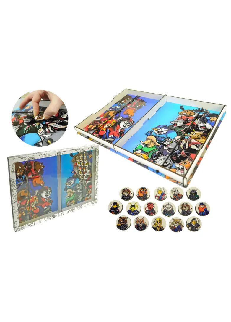 Настольная игра Аэрохоккей деревянный для компании в ассортименте Арт. (уточните артикул) No Brand Нас6884 (370651744)