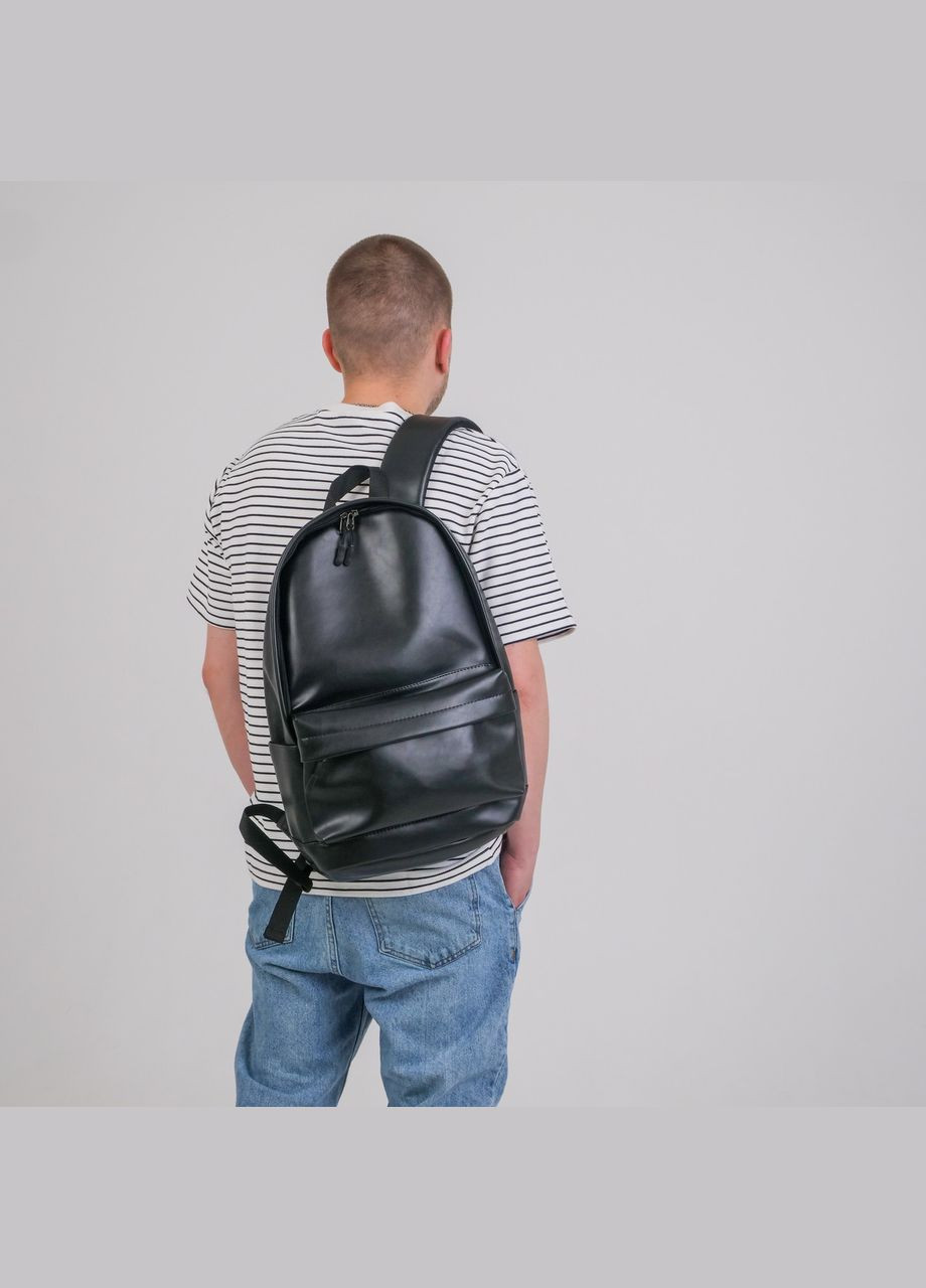 Мужской повседневный рюкзак Black в экокожи ToBeYou City (293247106)