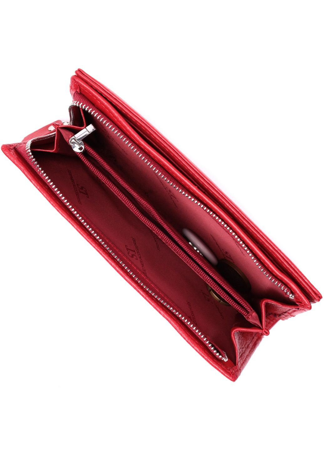 Жіночий шкіряний гаманець 10х19х2,5 см st leather (288047027)