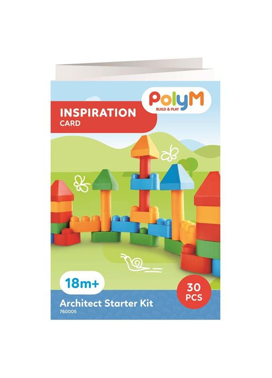 Конструктор Архітектор 30 деталей (760005) PolyM (335054538)