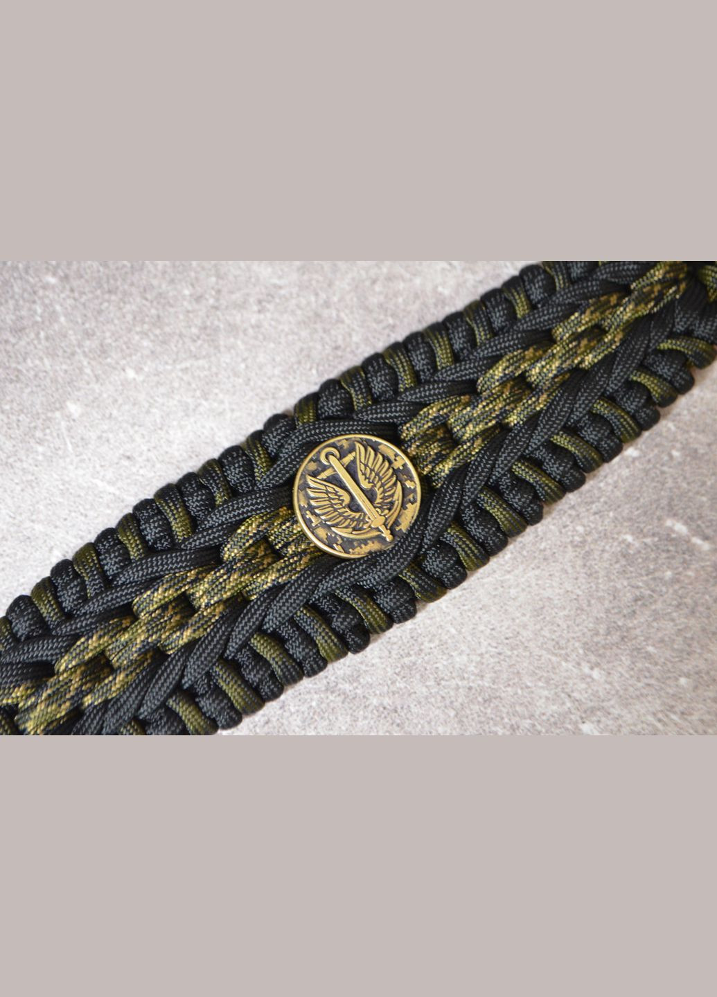 Браслет на застежке кобра с знаком морской пехоты из бронзы ручного литья + брелок в подарок No Brand (341738955)