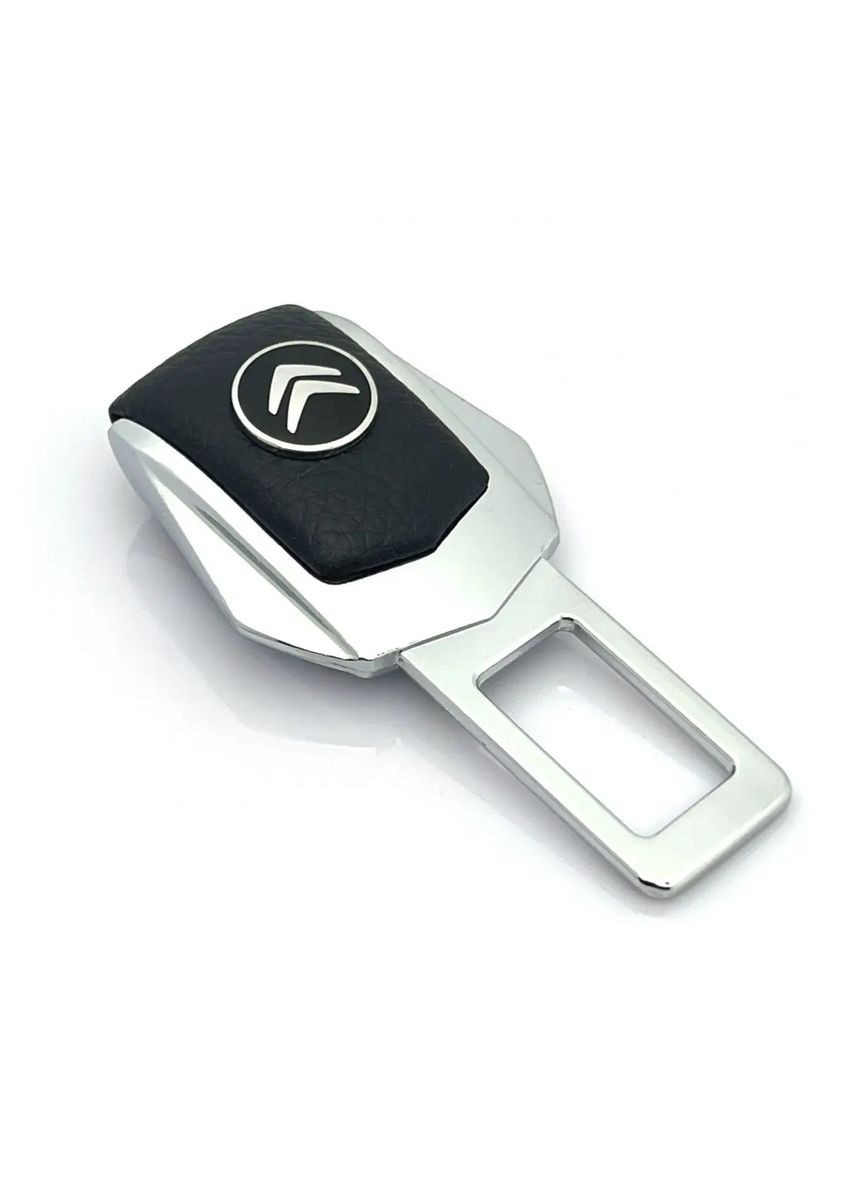 Заглушка ременя безпеки метал "Citroen" (1шт) цинковий сплав + шкіра (тип №2) No Brand (354760254)