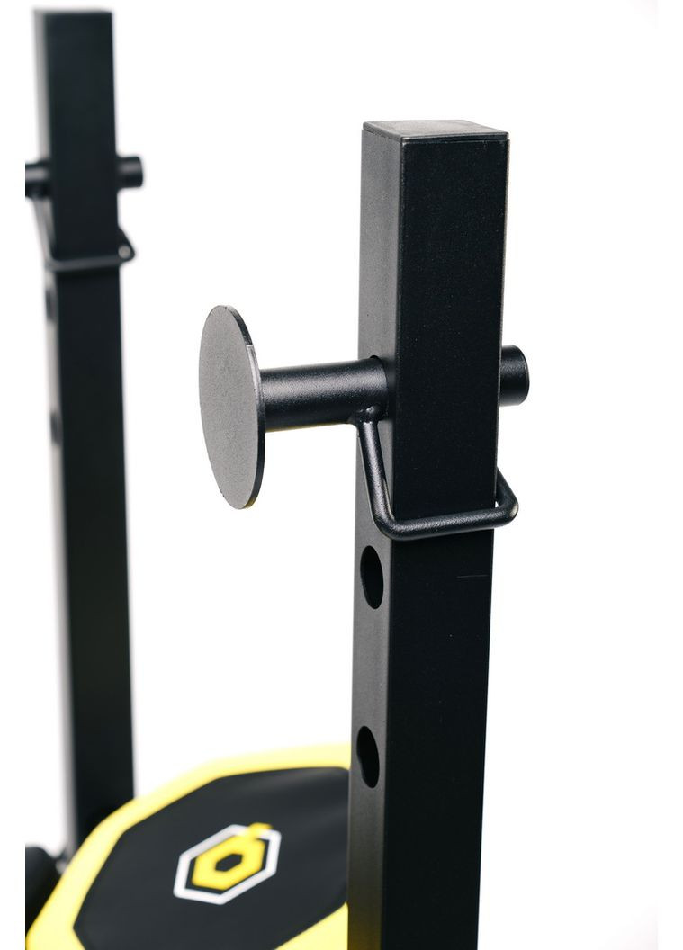 Тренувальна лавка WB-003 горизонтальна для жиму зі стійкою під штангу Besport (360801964)