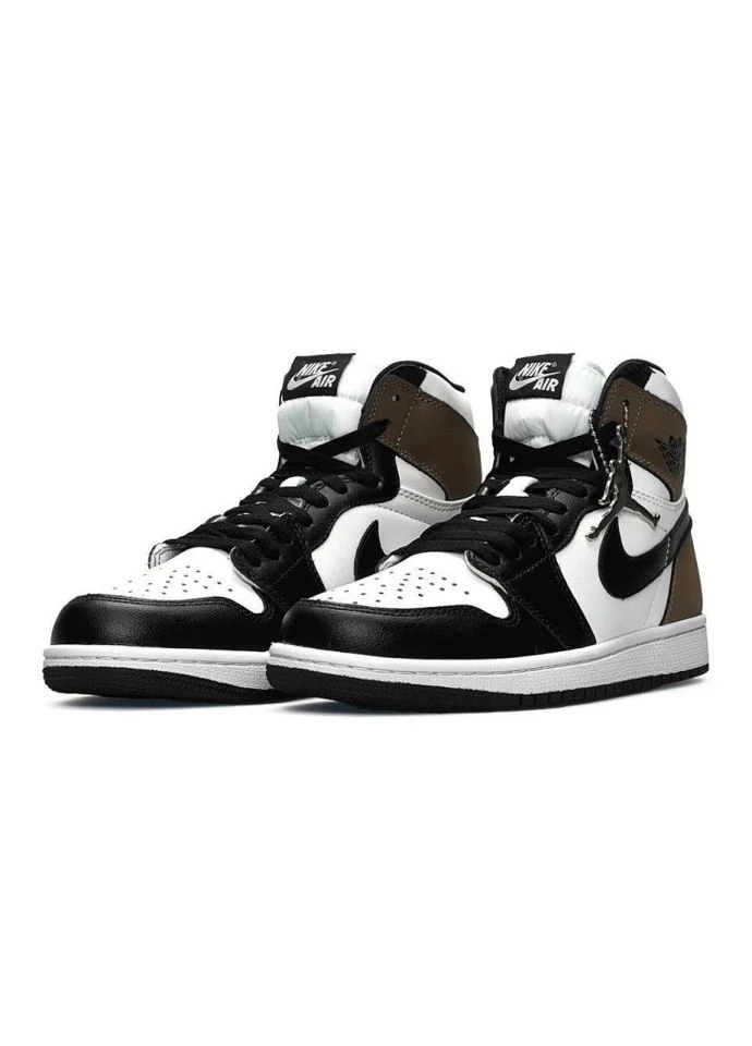 Хакі кросівки air jordan high black white khaki No Brand Air Jordan 1 High