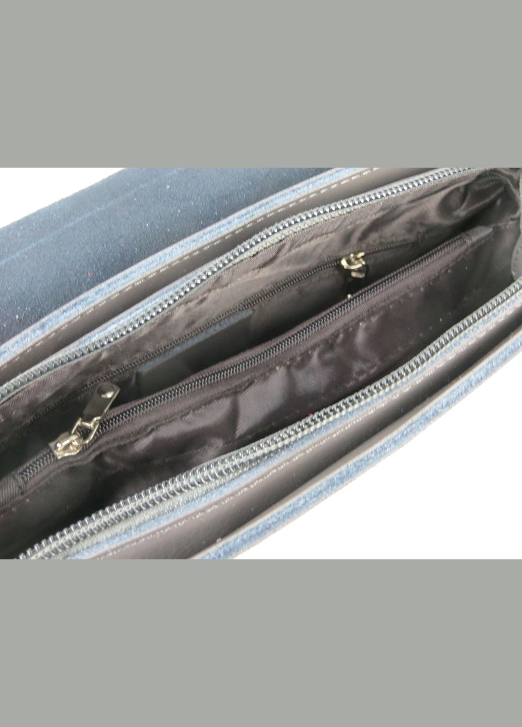 Жіноча шкіряна сумка на плече 1430 Сіра Serena (297643297)