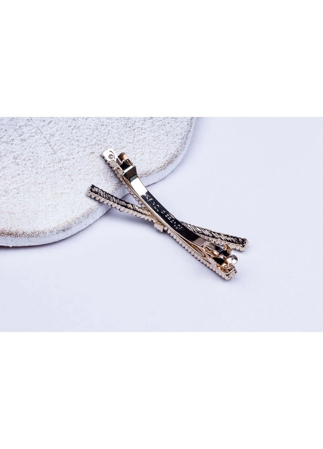 Шпилька для волосся автомат зі стразами Fashion Jewelry (393951699)