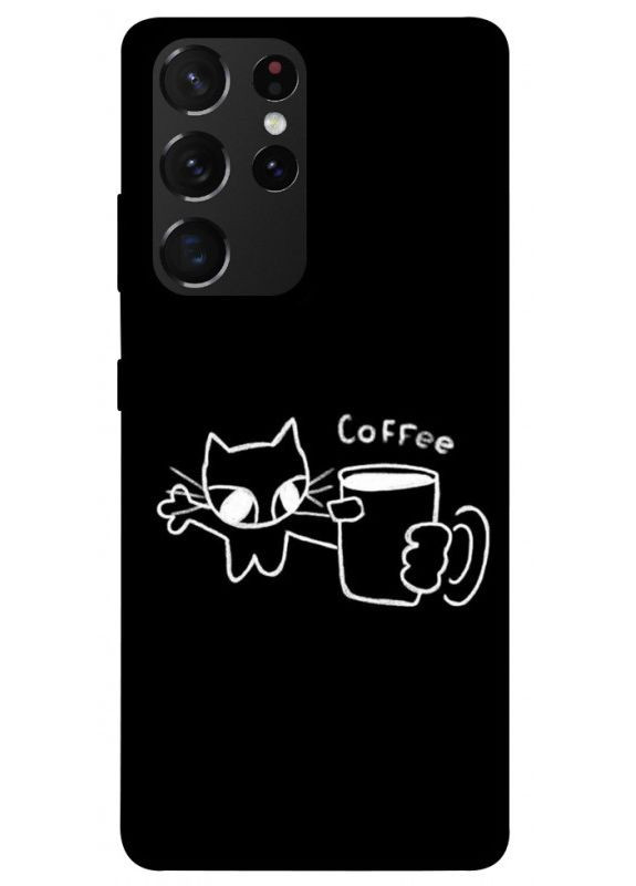 Чехол с принтом для Samsung Galaxy S21 Ultra / для самсунг галакси С21 ультра Wake Up Call No Brand (338614663)