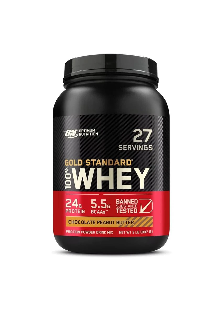 Сироватковий протеїн Gold Standard 100% Whey Шоколад та арахісова паста 907 г Optimum Nutrition (361118750)