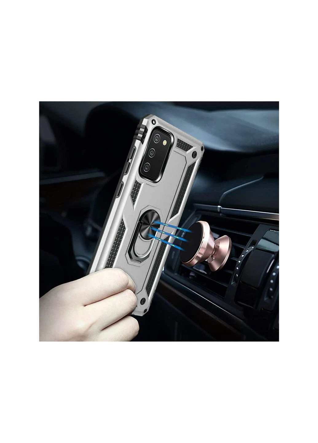 Чохол до мобільного телефона M02s SM-M025 Silver (706015) BeCover Military Samsung Galaxy A02s SM-A025/A03s SM-A037/ (338628009)