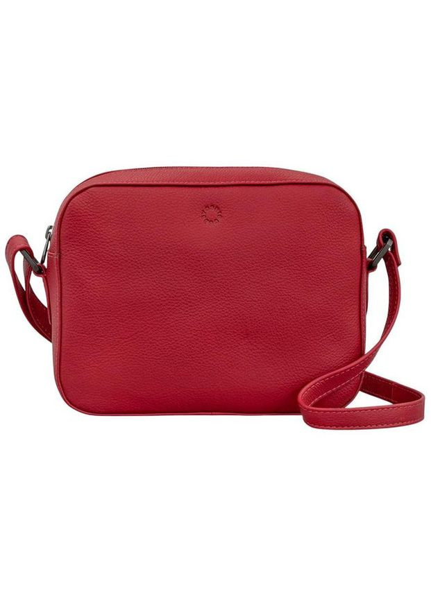 Сумка кроссбоди через плечо женская кожаная Красный 35602 Yoshi (334285416)