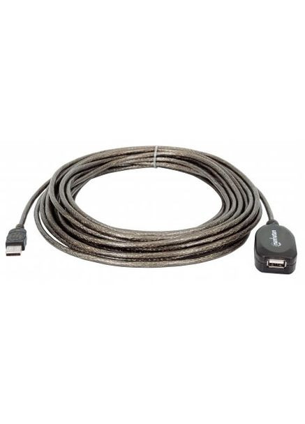 Кабель USB AM-AF (продолжатель), 10.0 м, активный, RTL Manhattan INTRACOM (317558260)