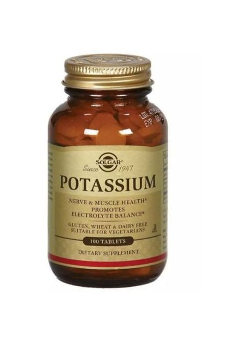 Potassium 99 mg 100 Tabs SOL02260 Solgar (314696303)