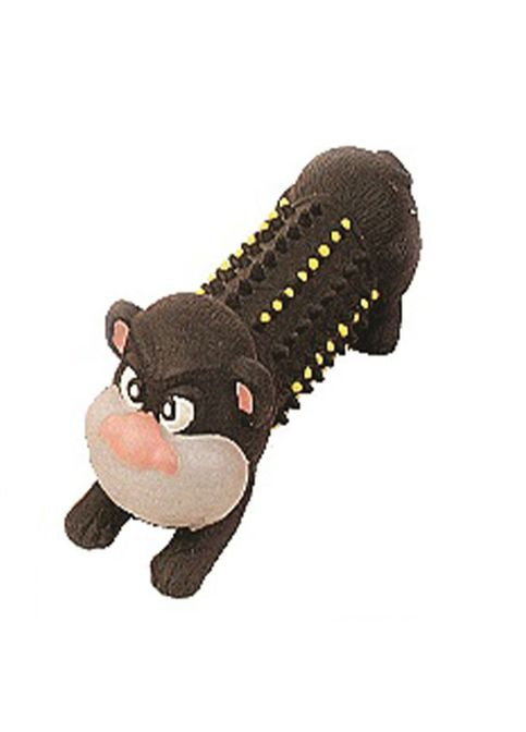 Игрушка для собак 487,71-1 Tatrapet Toys Fun собака с шипами и пищалкой, латекс, черная, 20 см No Brand (330747693)