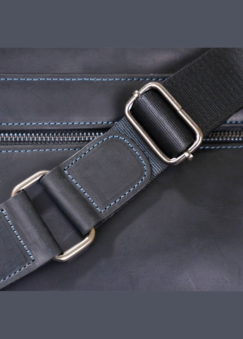 Сумка мужская через плечо кожаная 11137 Черный Shvigel (302009311)