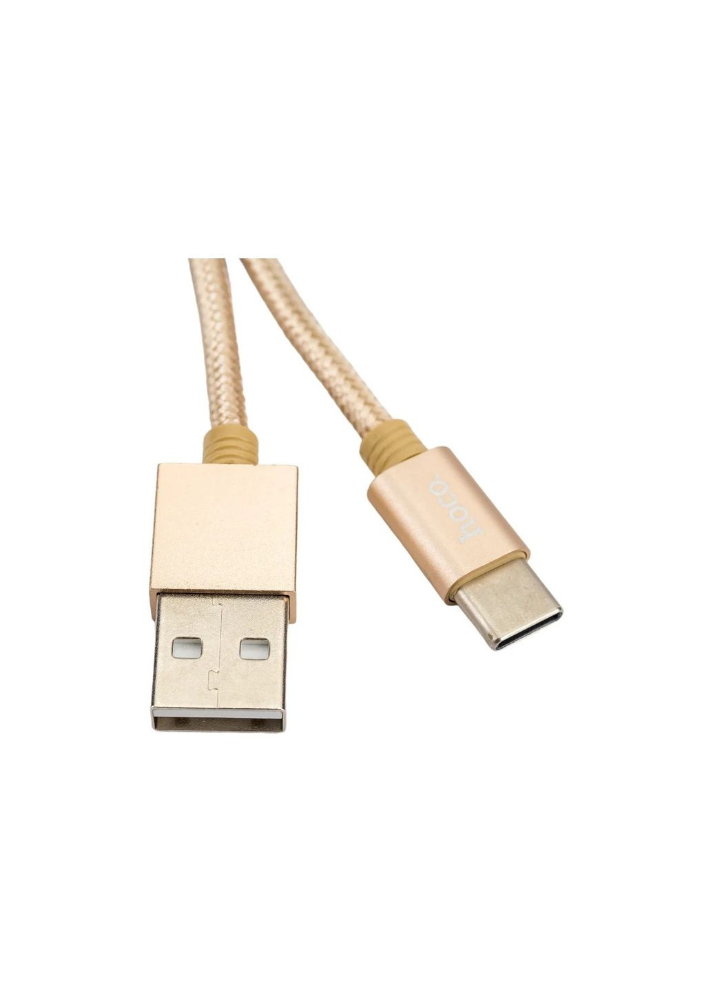 Кабель X35 cool 25 cm USB to Type-C - короткий - золотистый Hoco (316037788)