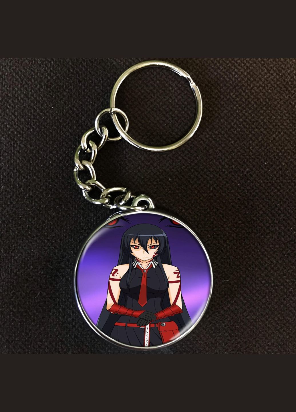 Брелок Аніме Вбивця акаме #001 silver No Brand (327219969)