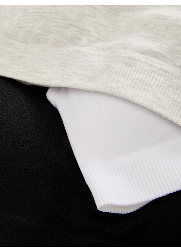 Чорний бюстгальтер безшовний зі знімними вкладками для жінки cares 991126140-720 чорний Primark поліамід, еластан