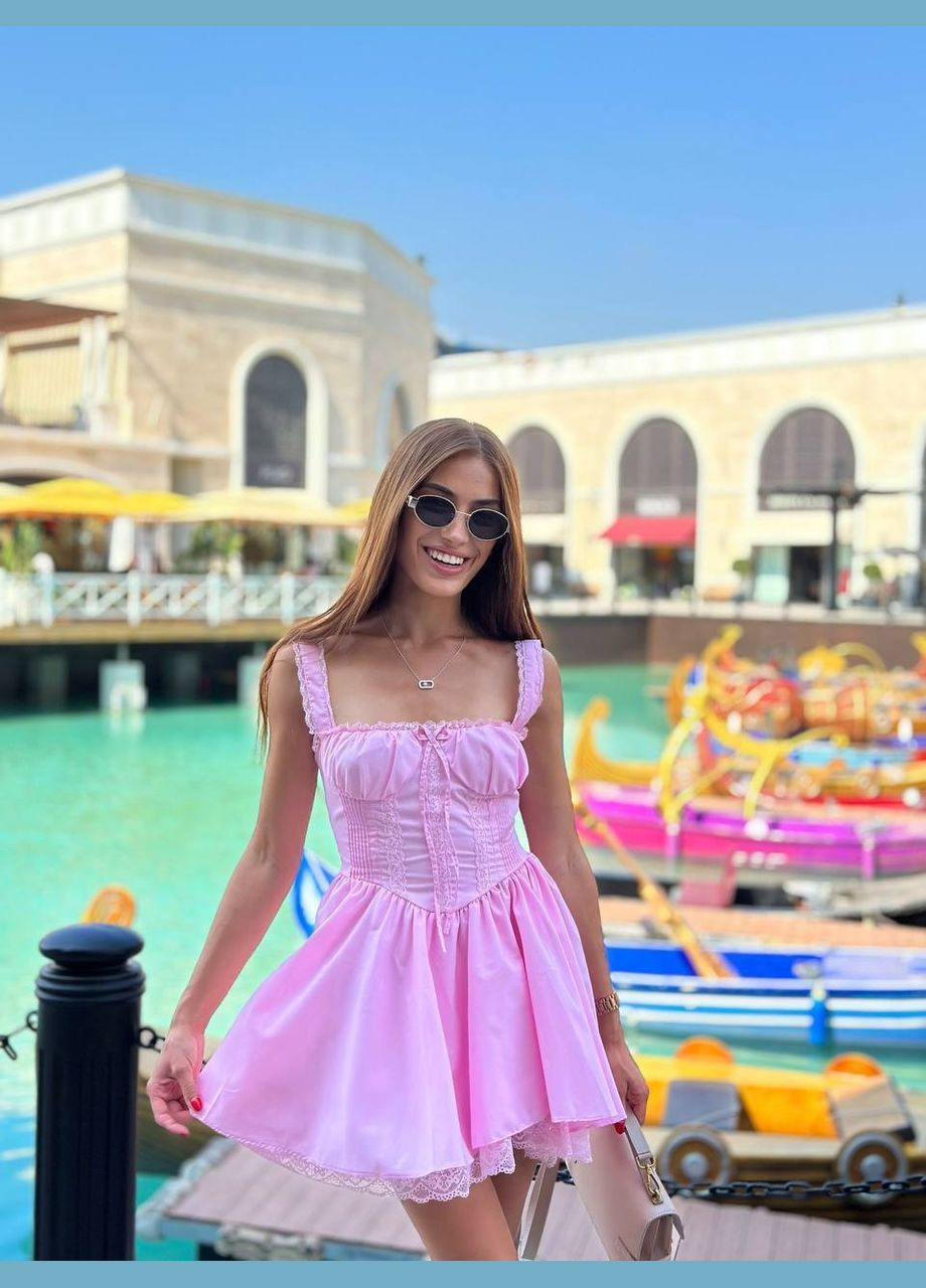 Рожева повсякденний сукня жіноча Україна однотонна