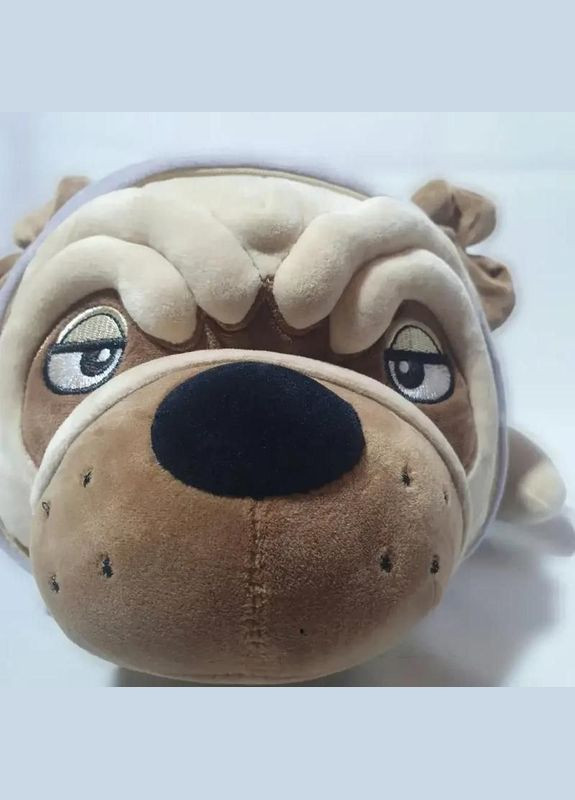 Мопс батон 90см голубой, Большая Мягкая Игрушка, 2 в 1 подушкаигрушка для сна, Мягкая игрушка антистресс Fun Cat (303137187)